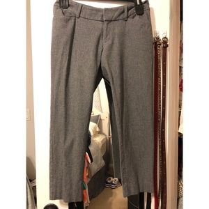 Merona crop dress pant, size 6, gray